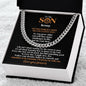 To My Son | Believe In Yourself | Black Card | Cuban Link Chain | Gift for Birthday, Holidays or Just Because - ALL4THEGIFTOFIT
