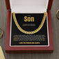 To My Son | I Closed My Eyes | Black Card | Cuban Link Chain