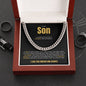 To My Son | I Closed My Eyes | Black Card | Cuban Link Chain
