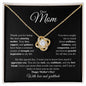Dear Mom | You are My Best Friend | Love Knot Necklace - Gift for Mother's Day - ALL4THEGIFTOFIT