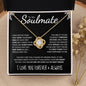 (BEST SELLER 🔥)To My Soulmate | Through My Eyes | Love Knot Necklace