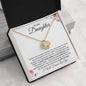 To My Daughter | You are My Greatest Gift | Love Knot Necklace