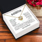 To My Beautiful Daughter | Love You Always | Love Knot Necklace - ALL4THEGIFTOFIT