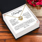 (BEST SELLER 🔥)To My Beautiful Daughter – The Most Beautiful Chapter – Love Knot Necklace from Dad