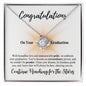 Congratulations | Continue Reaching for the Stars | Love Knot Necklace - ALL4THEGIFTOFIT