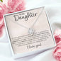 To My Daughter | The Most Precious Person In My Life | Love Knot Necklace