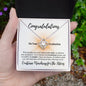 Congratulations | Continue Reaching for the Stars | Love Knot Necklace - ALL4THEGIFTOFIT