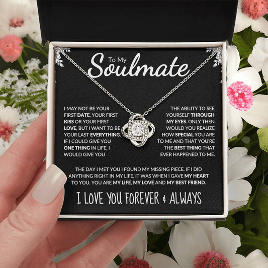 (BEST SELLER 🔥)To My Soulmate | Through My Eyes | Love Knot Necklace