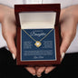 To My Beautiful Daughter | Forever My Bright Shining Star | Love Knot Necklace