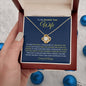 (BEST SELLER 🔥)To My Smokin' Hot Wife | Forever & Always | Love Knot Necklace - Gift for Soulmate