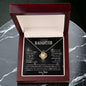 To My Beautiful Daughter | I am so Proud of You | Love Mom | Love Knot Necklace - ALL4THEGIFTOFIT