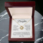 To My Beautiful Daughter | The Most Beautiful Chapter | Love Dad | Love Knot Necklace - ALL4THEGIFTOFIT