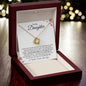 To My Daughter | You are My Greatest Gift | Love Knot Necklace