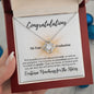 Congratulations | Continue Reaching for the Stars | Love Knot Necklace - ALL4THEGIFTOFIT