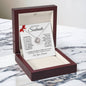 To My Beautiful Soulmate | I Choose You | Love Knot Necklace | Gift for Wife