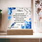 Sister | Distance Never Separates Us | Square Acrylic Plaque - ALL4THEGIFTOFIT