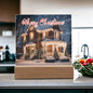 Merry Christmas Square Acrylic Plaque