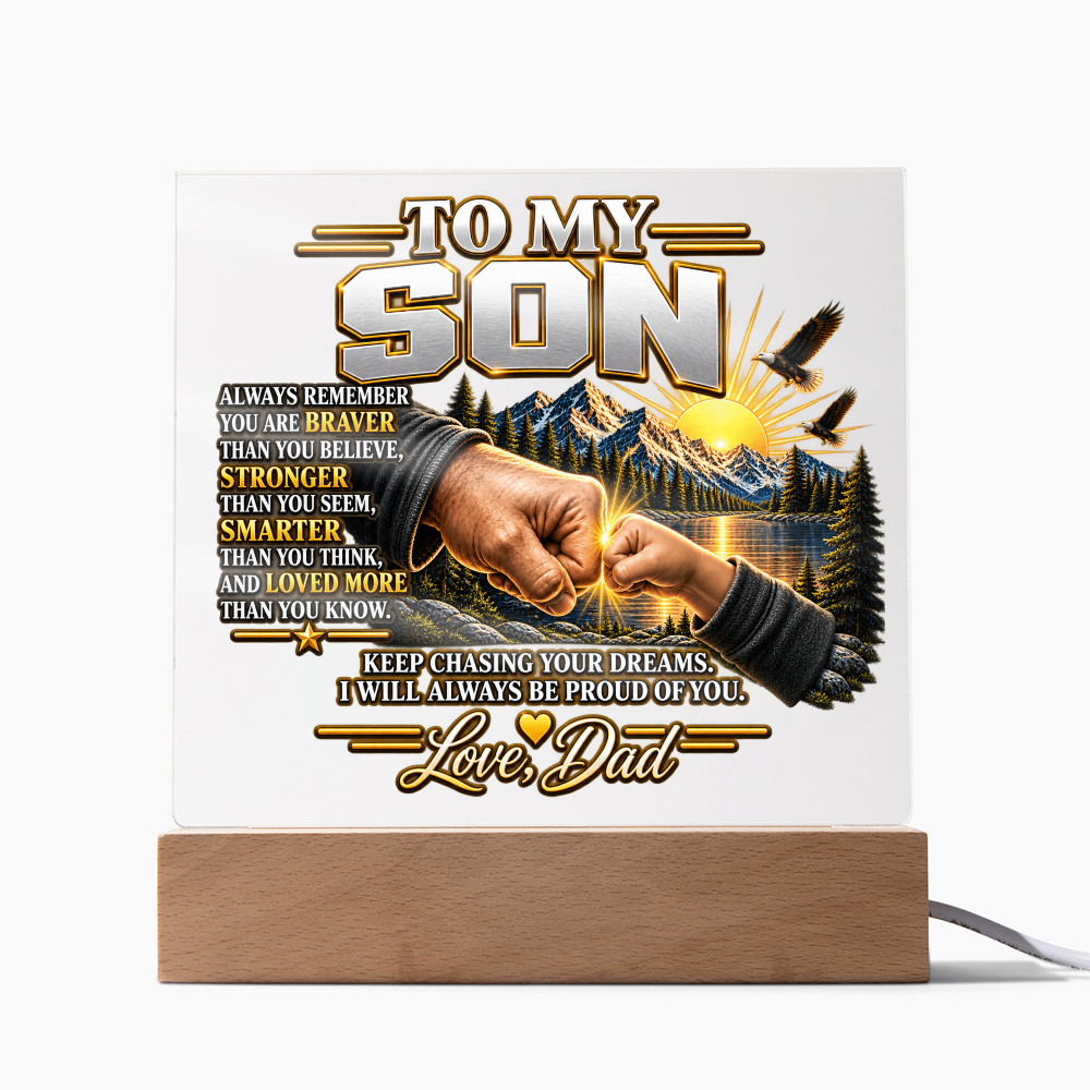 To My Son - Fist Bump 2