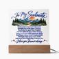 To My Soulmate Forever & Always Acrylic Plaque