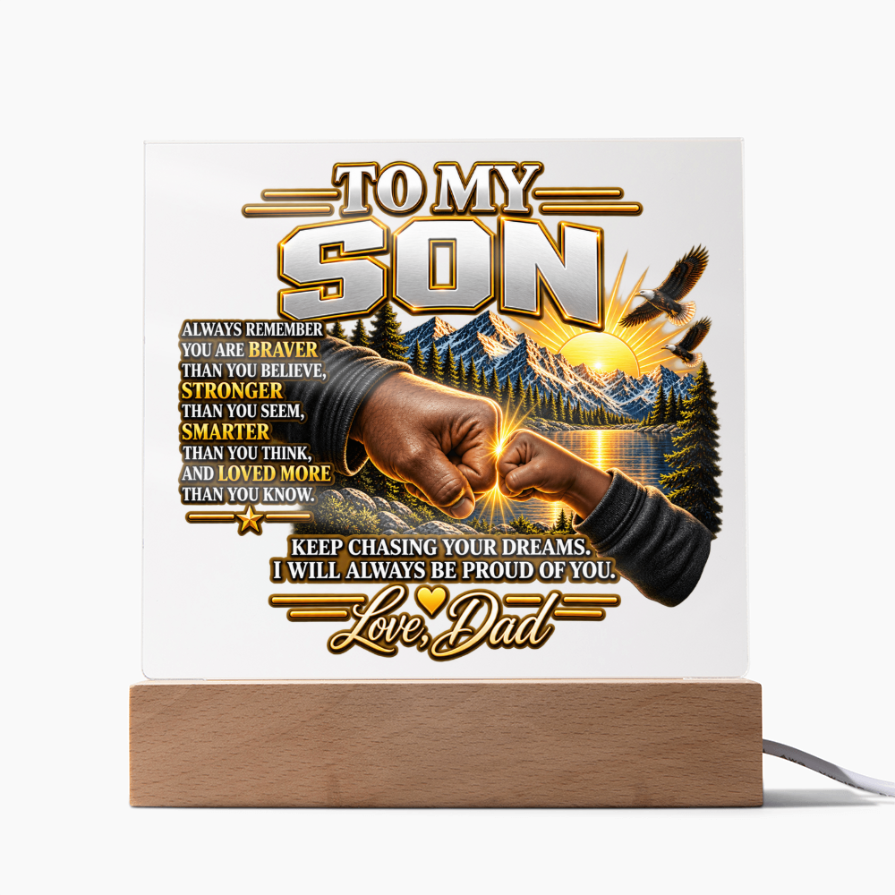 To My Son - Fist Bump 1