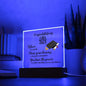 Congratulations Class of 2023 | Chase Your Dreams | Square Acrylic Plaque (LED Option) - ALL4THEGIFTOFIT