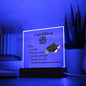 Congratulations Class of 2023 | Believe in Yourself | Square Acrylic Plaque (LED Option) - ALL4THEGIFTOFIT