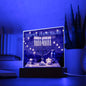 Happy Hanukkah Square Acrylic Plaque