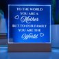 Mother You Are The World | Acrylic Plaque