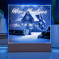 Merry Christmas Square Acrylic Plaque