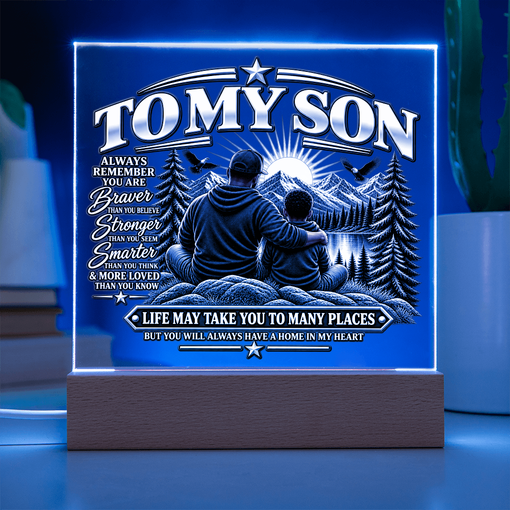 To My Son - Home in My Heart Black & White 2