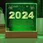 Class of 2024 | A Beautiful Beginning | Square Acrylic Plaque (LED Option)