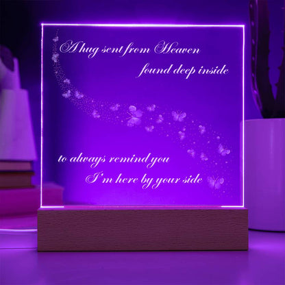 Hug From Heaven Memorial Plaque