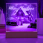 Merry Christmas Square Acrylic Plaque