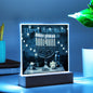 Happy Hanukkah Square Acrylic Plaque