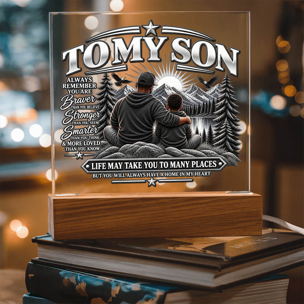 To My Son - Home in My Heart Black & White 2