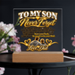 To My Son - Never Forget Love Dad 1