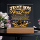 To My Son - Never Forget Love Mom 2