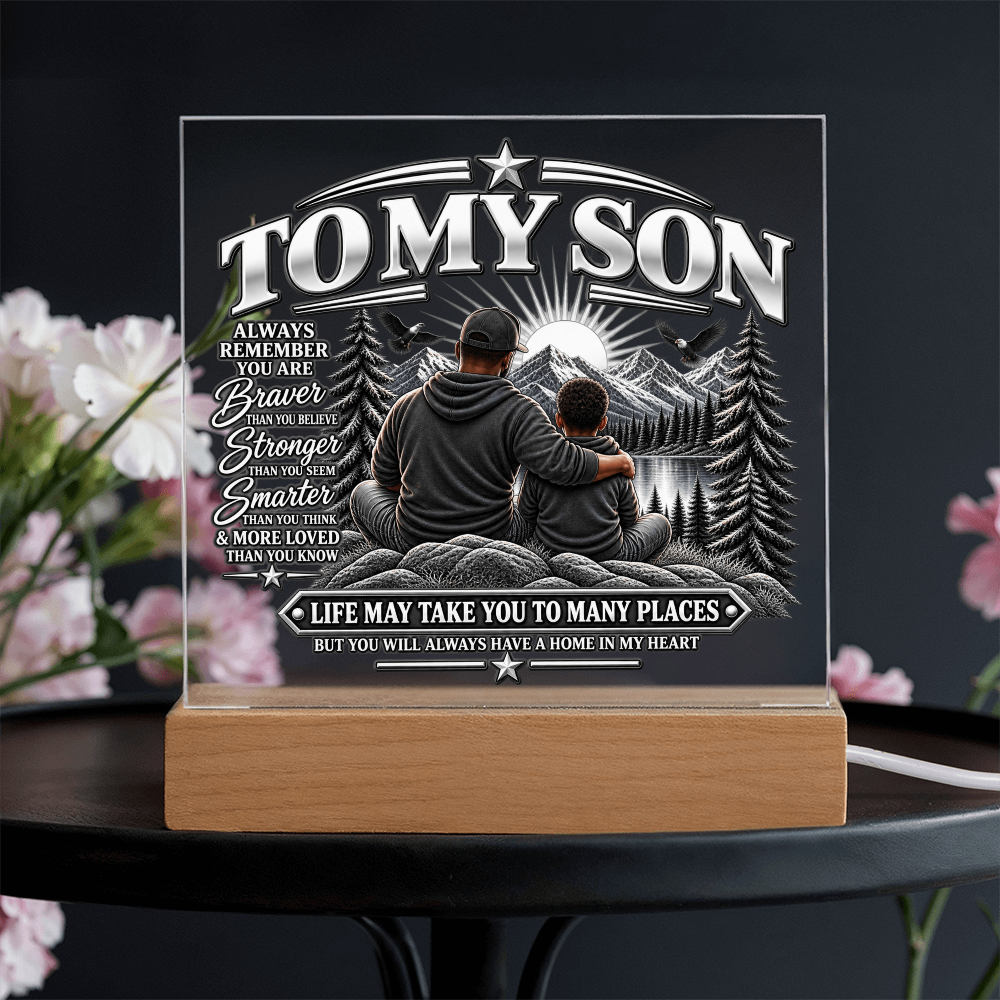 To My Son - Home in My Heart Black & White 2