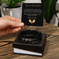Hug From Heaven Bracelet (Black Card) | Men's "Love You Forever" Bracelet