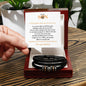 To My Son | Remember to be Awesome | Men's "Love You Forever" Bracelet - ALL4THEGIFTOFIT