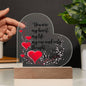 You are My Heart Acrylic Plaque