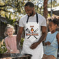 Dad The Grill Master Apron - White RB