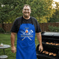 (TOP SELLER 🔥) Dad The Grill Master Apron - Royal