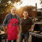 Dad The Grill Master Apron - Red