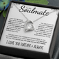 To My Soulmate | My Love | Forever Love Necklace