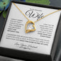 To My Beautiful Wife | Forever Love Necklace - WB | Gift for Soulmate