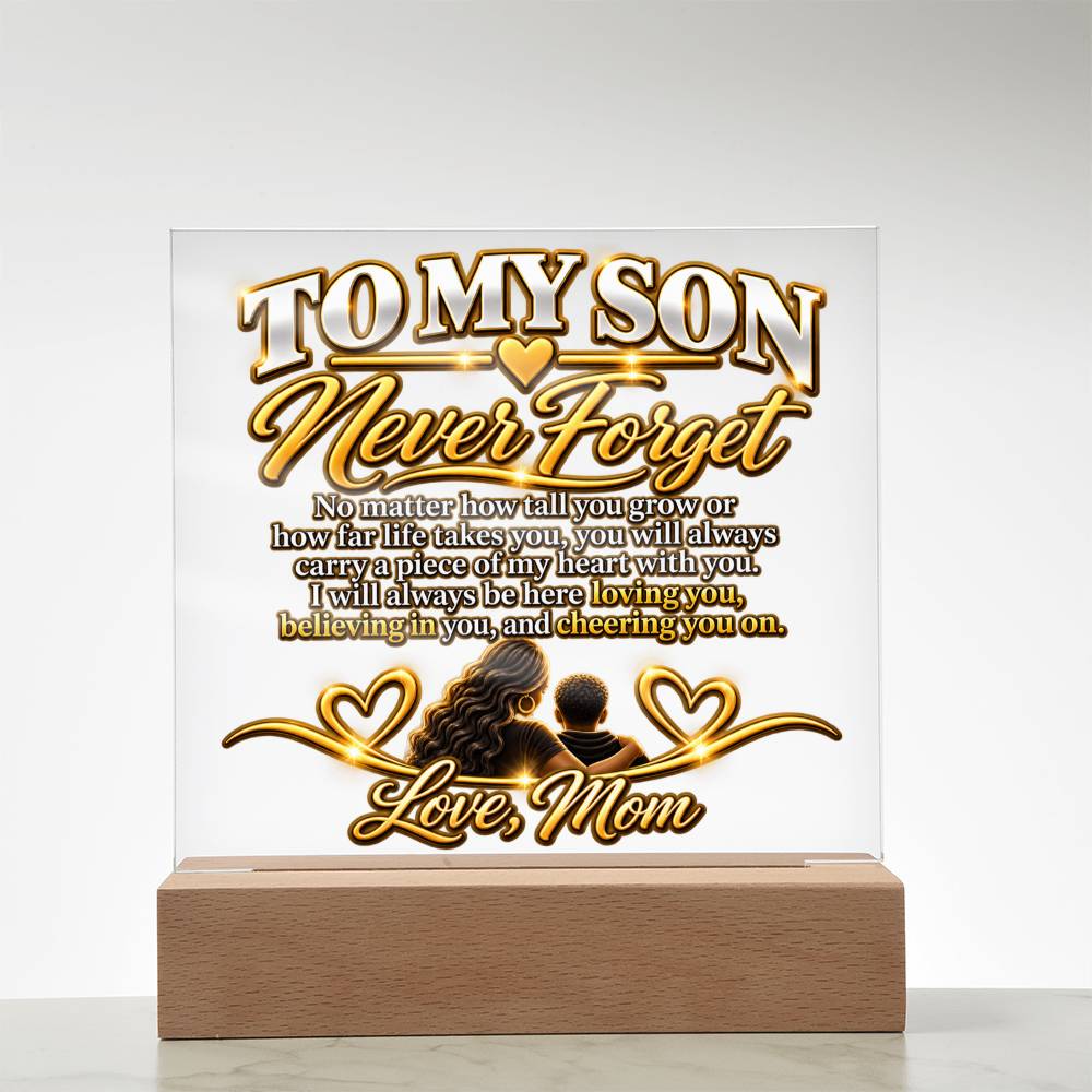 To My Son - Never Forget Love Mom 2