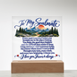 To My Soulmate Forever & Always Acrylic Plaque