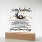 To My Soulmate Love Birds Acrylic