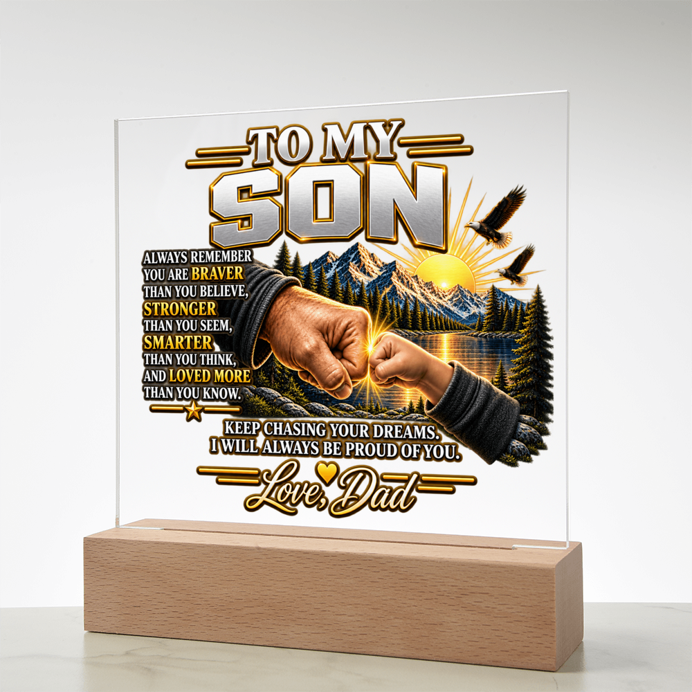To My Son - Fist Bump 2